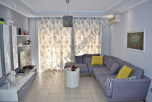 Two bedroom apartment for rent near USA Embassy in Tirana.
The apartment is located on the 5th floo